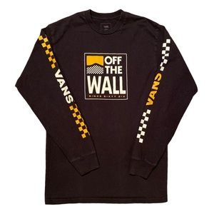 Black Vans long sleeve t-shirt (M)
